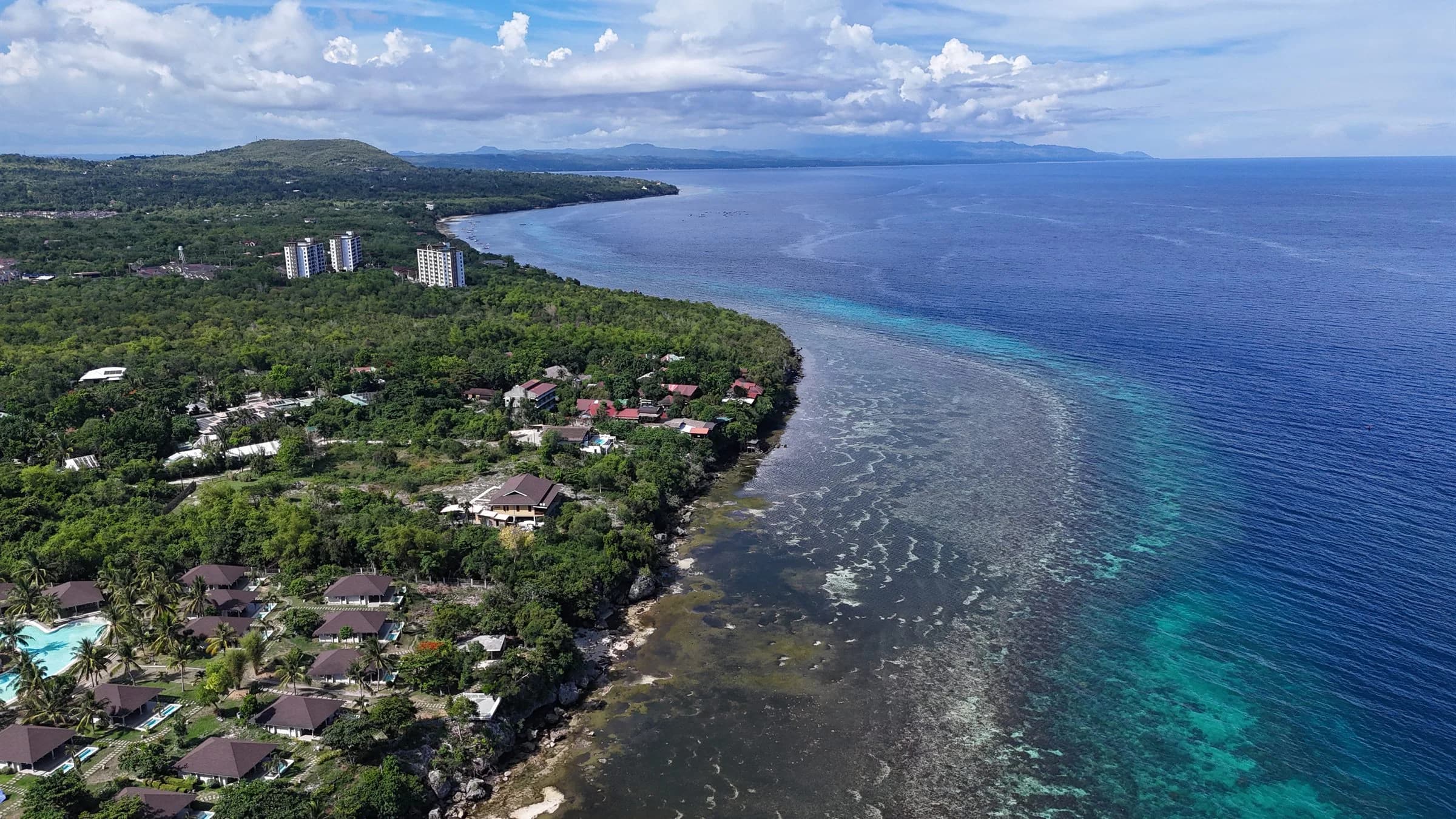 Coastline and communities around Panglao, Bohol